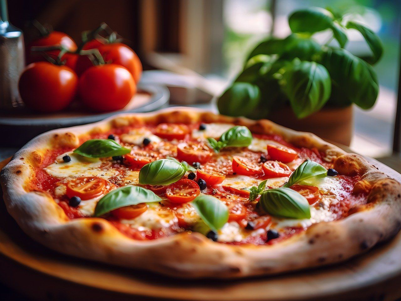 1280x960 Ai Generated, Pizza, Margherita Pizza