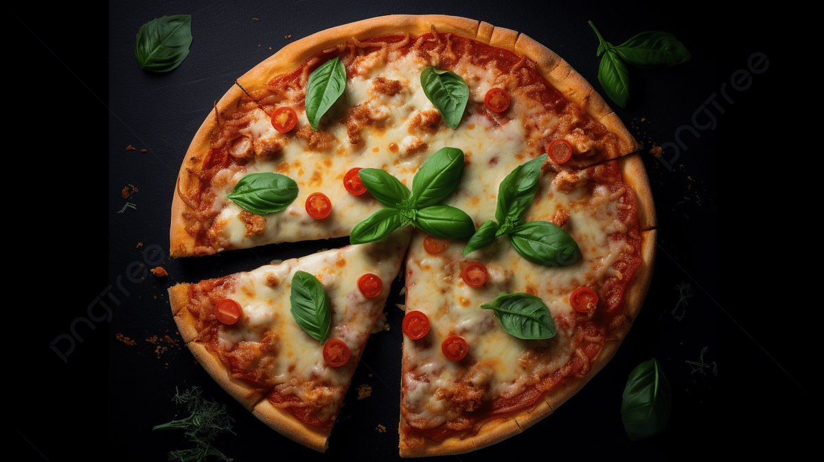 1200x673 Sliced And Cut Pizza With Fresh Basil