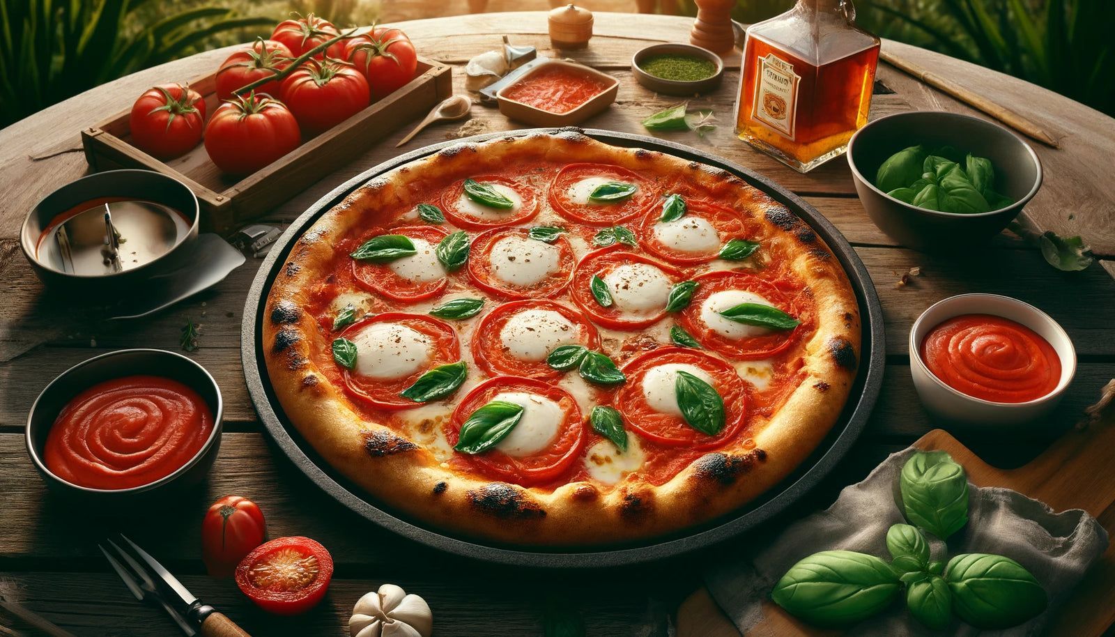 Spectacular Margherita Pizza Wallpaper Collection Spectacular Margherita Pizza Wallpaper Collection