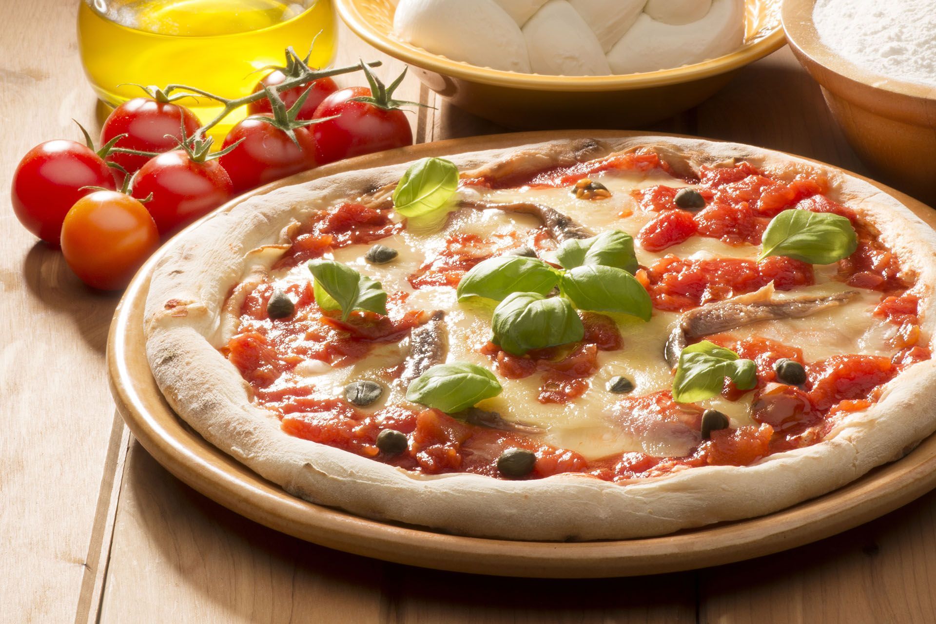 1920x1280 Pizza margherita Rinascita di