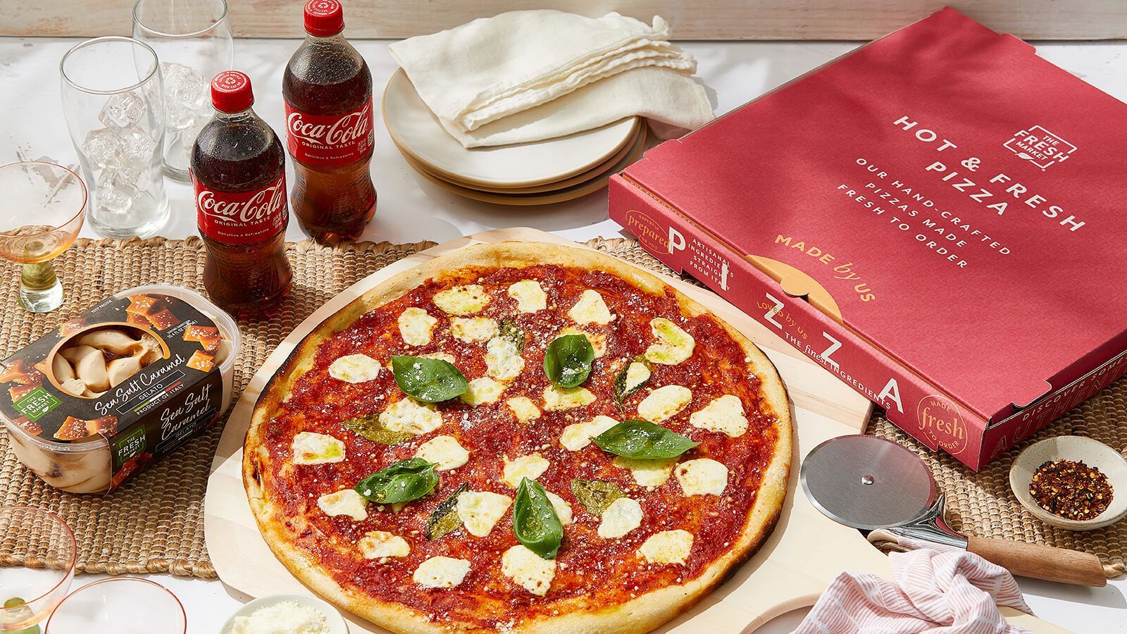 1600x900 New, Hot & Fresh Pizza. The Fresh Market