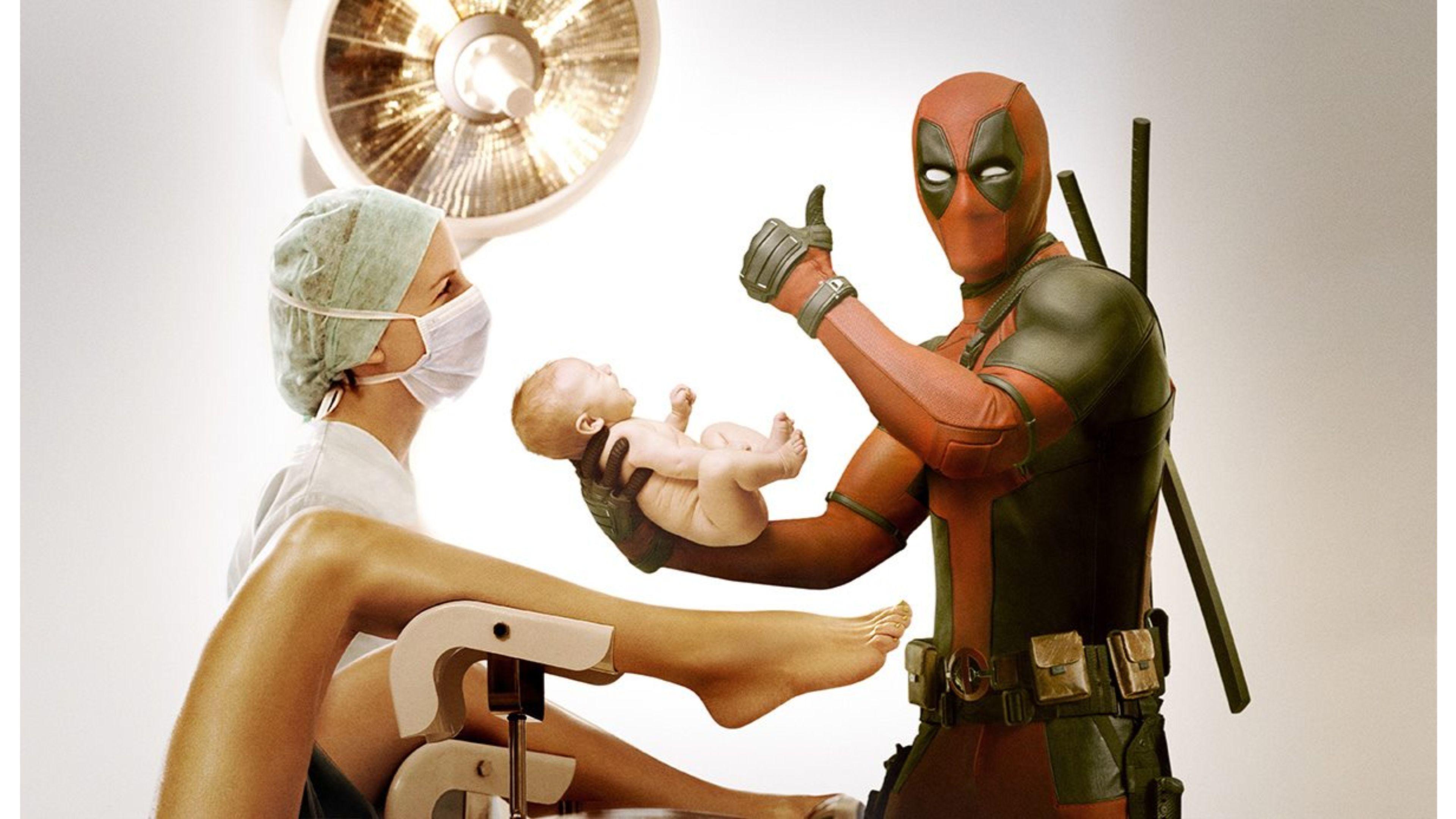3840x2160 Funny Deadpool Wallpaper