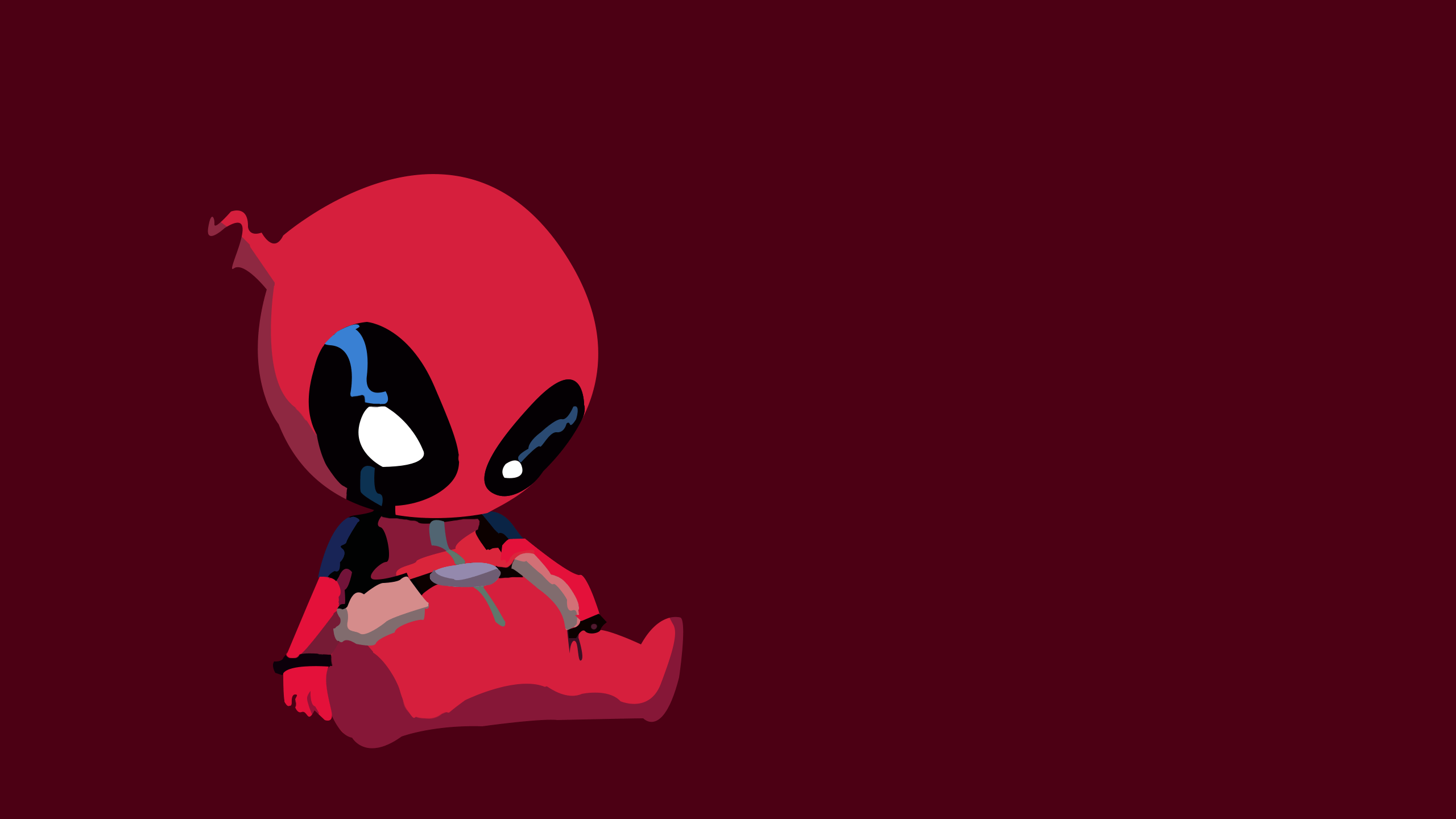 2560x1440 Funny Deadpool Wallpaper IPhone