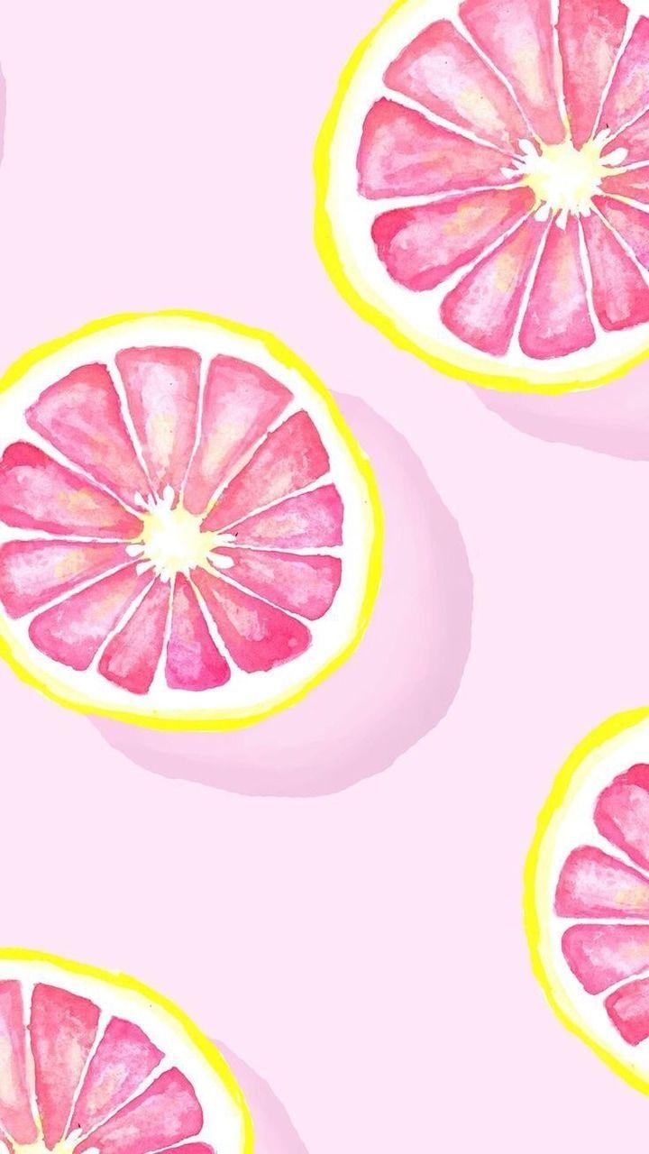 720x1280 pink grapefruit wallpaper shared by