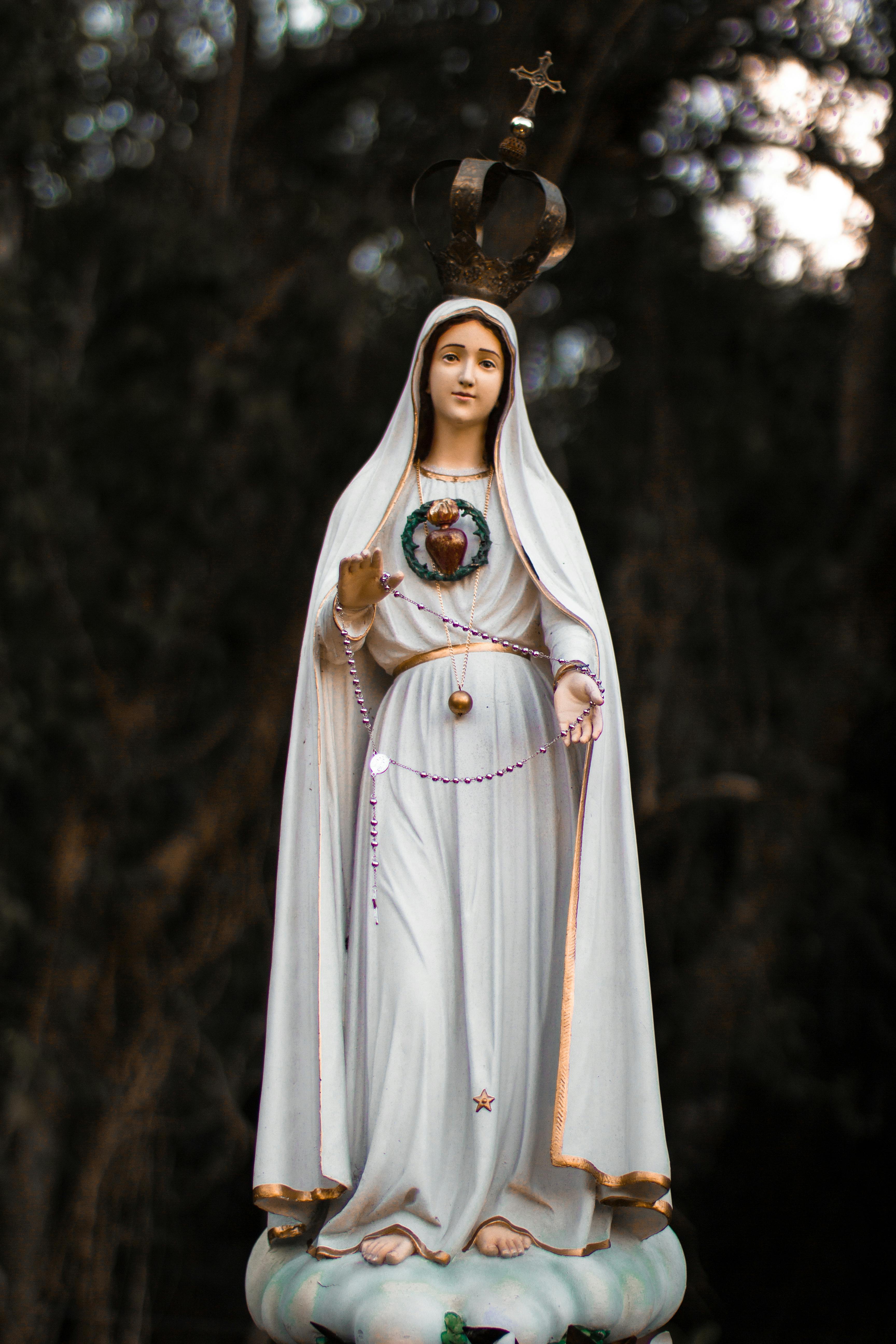 3456x5184 Statue of the Immaculate Heart of Mary