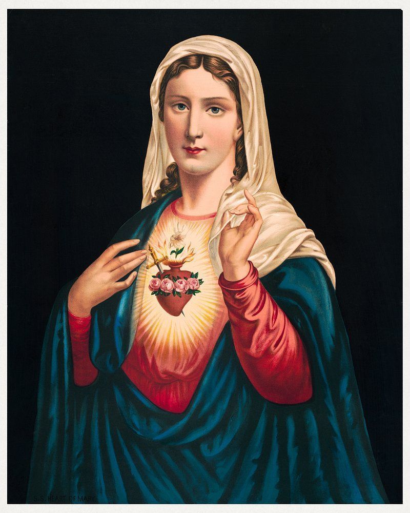 800x1000 Virgin Mary Image. Free Photo, PNG