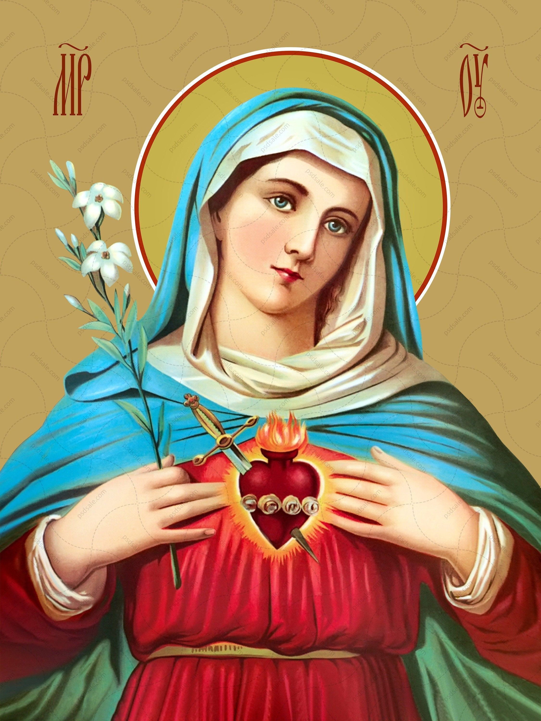 2250x3000 Sacred Heart of Mary