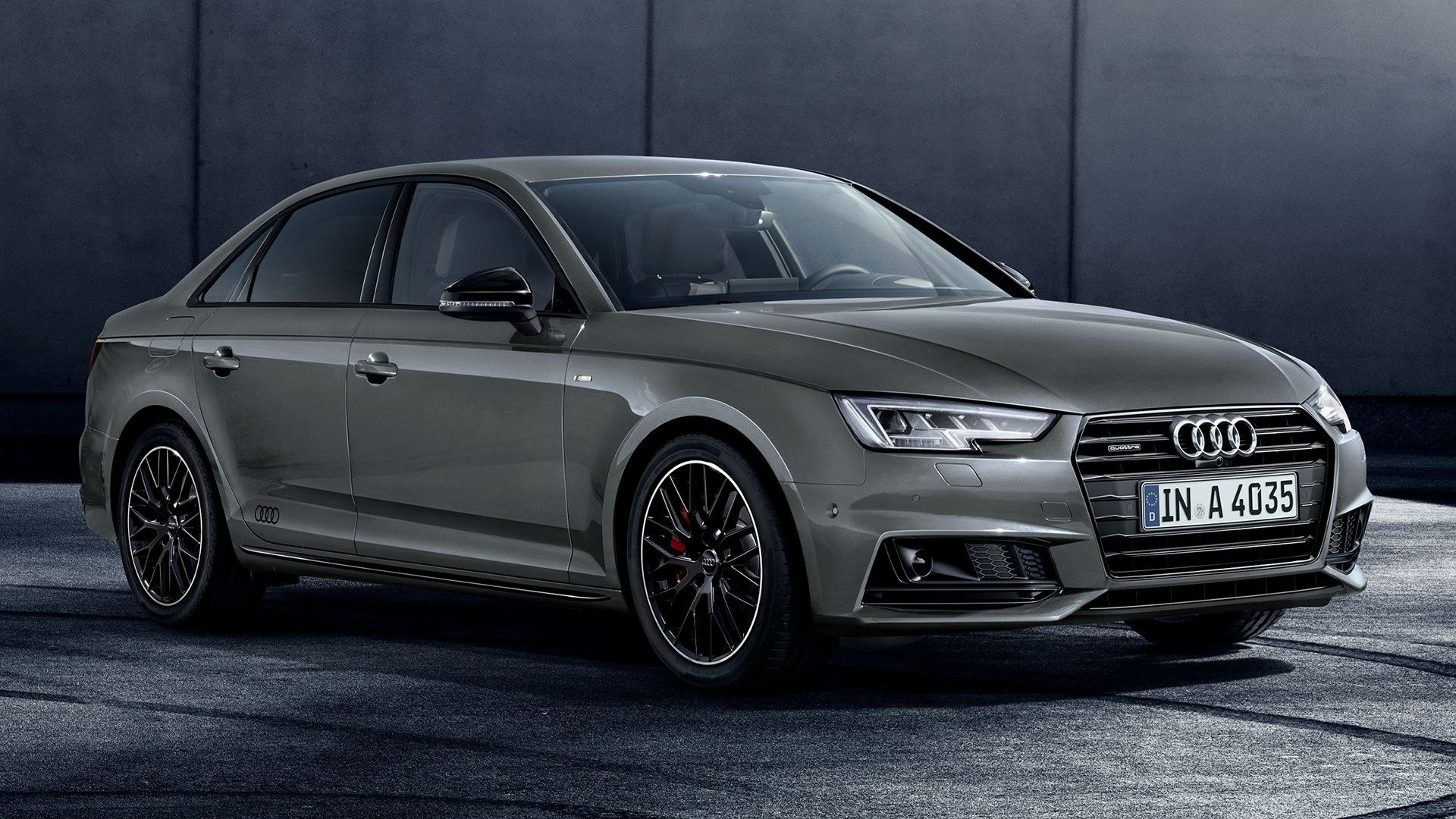 1920x1080 Audi A4 Sedan Black Edition