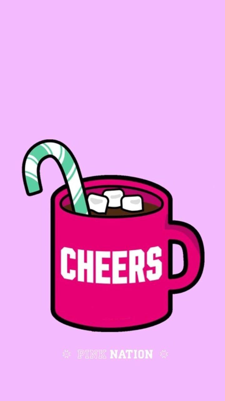 720x1280 Pink Victoria secret Christmas wallpaper
