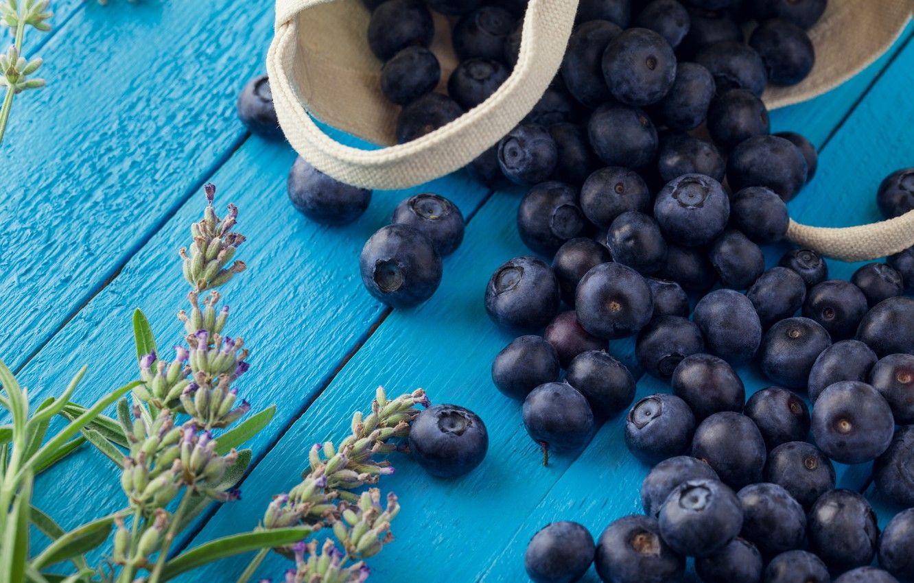 1332x850 Wallpaper flower, berries, Board, food, blueberries