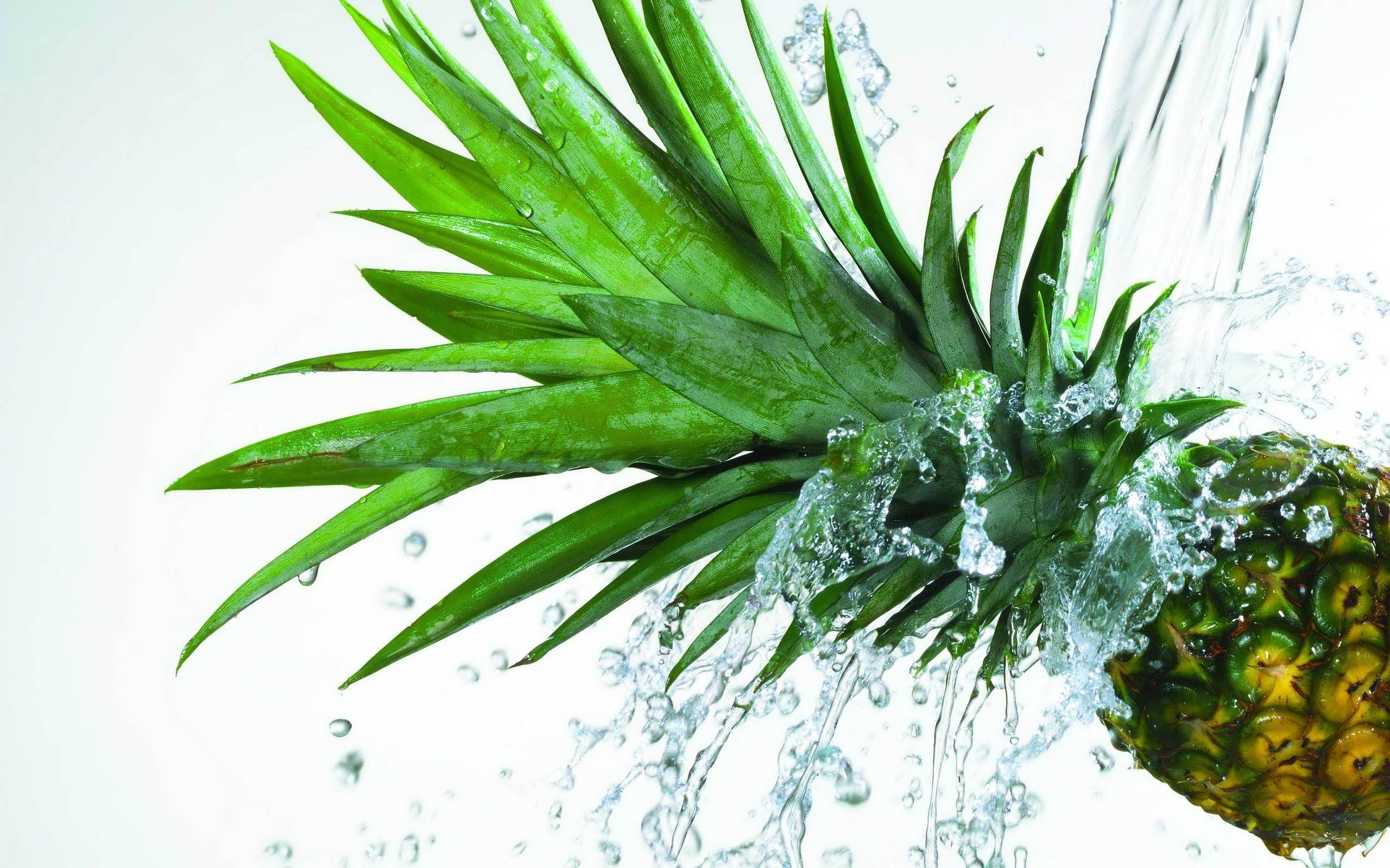 2560x1600 Wallpaper Tropical fruits, pineapple in the water 2560x1600