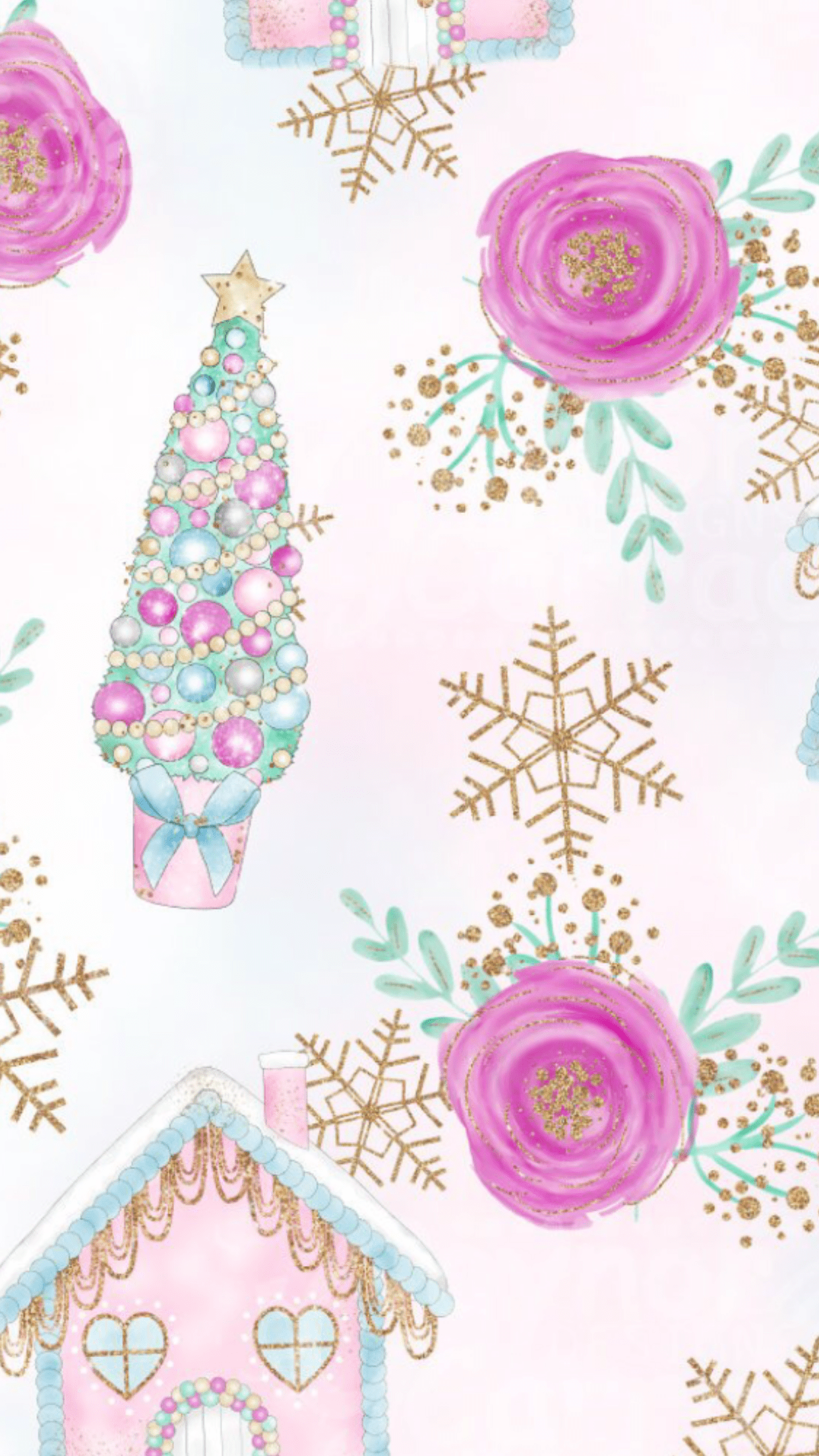 1242x2208 Free Christmas Wallpaper for iPhone and Vintage Background. Wallpaper iphone christmas, Christmas phone wallpaper, Christmas tree wallpaper iphone