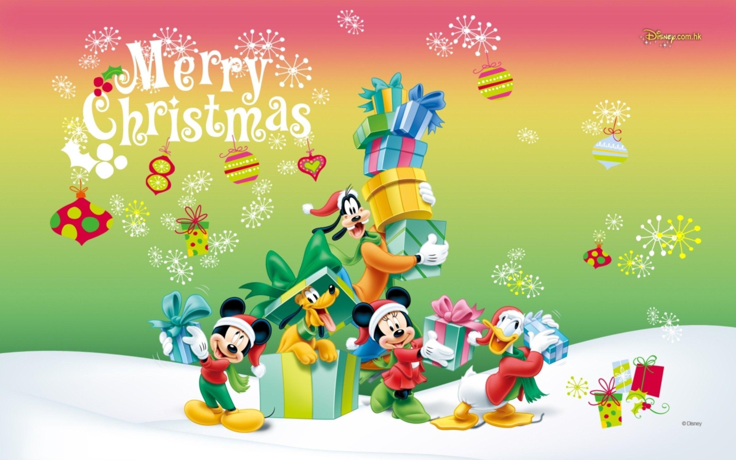2560x1600 Christmas Cartoon Wallpaper