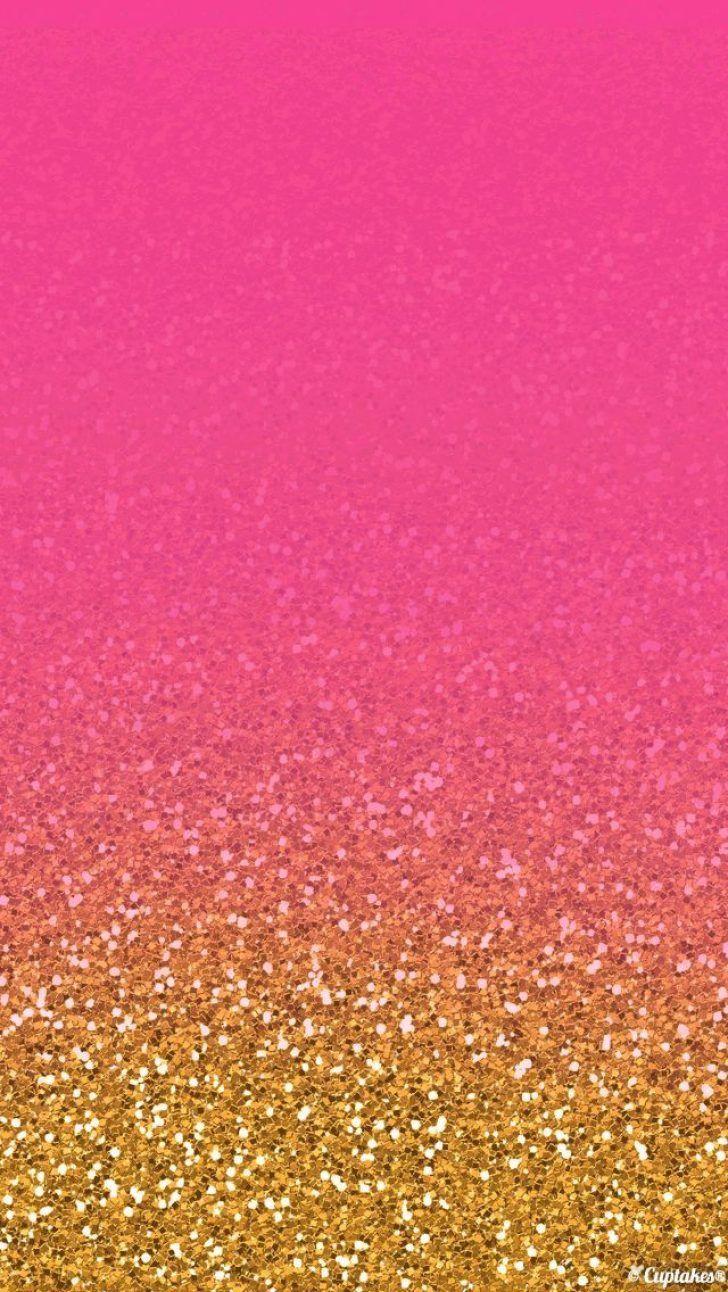 728x1292 Pink And Gold Wallpaper And Gold Glitter Background