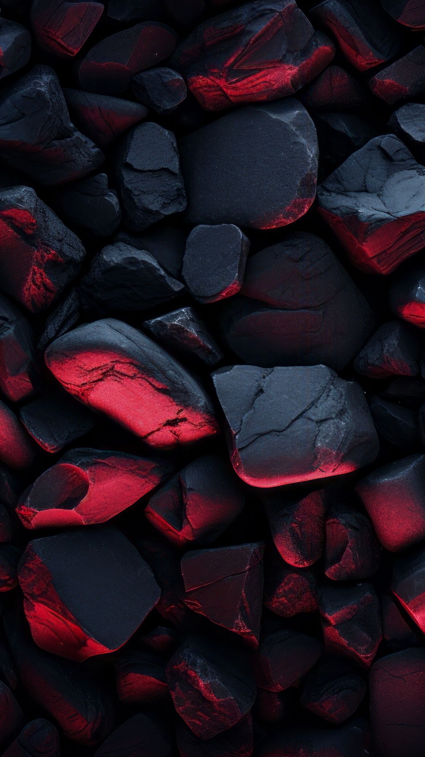 1440x2560 Black rocks Wallpaper 4K, Dark