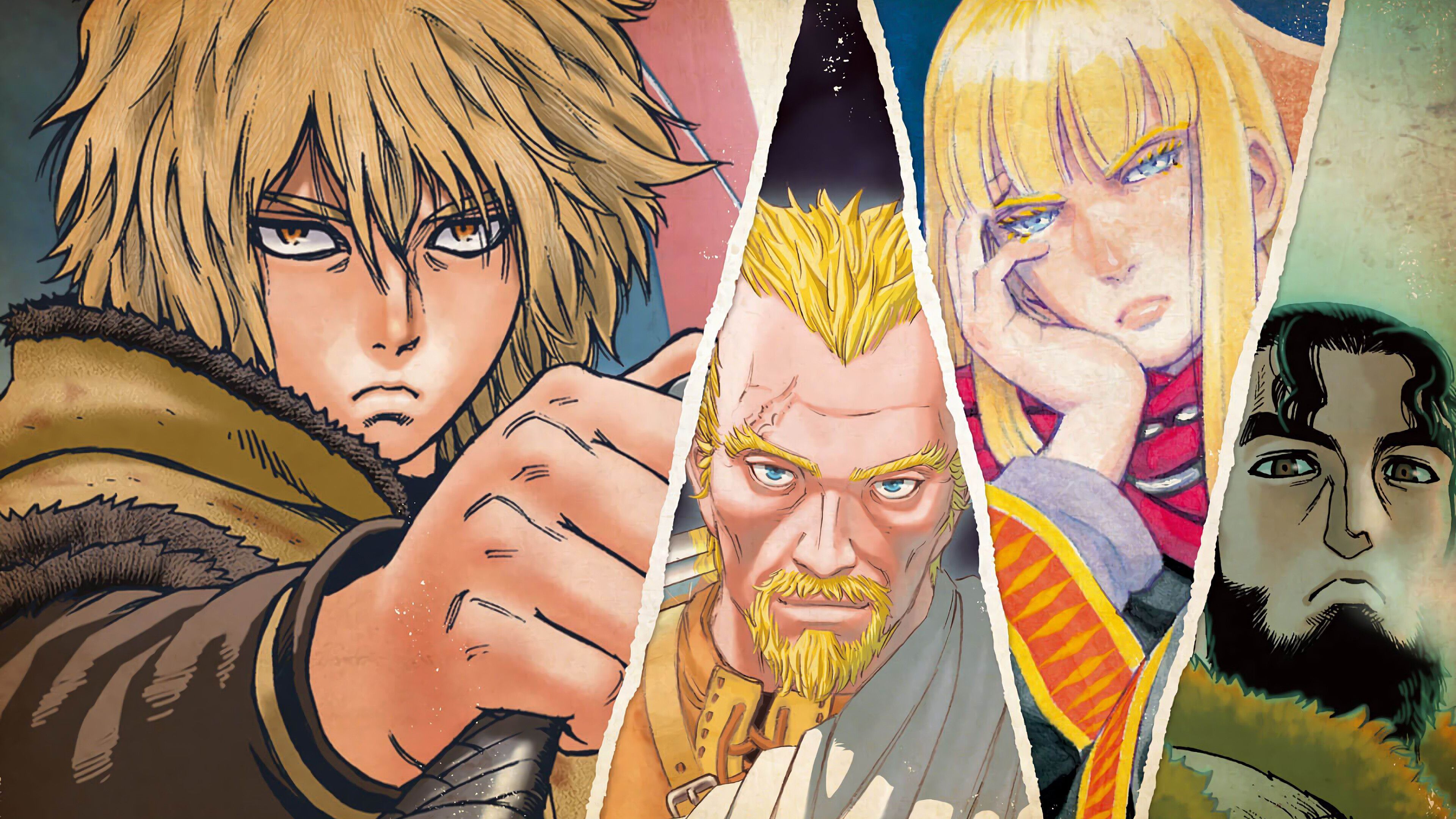 3840x2160 Vinland Saga Heroes Ultra HD Wallpaper