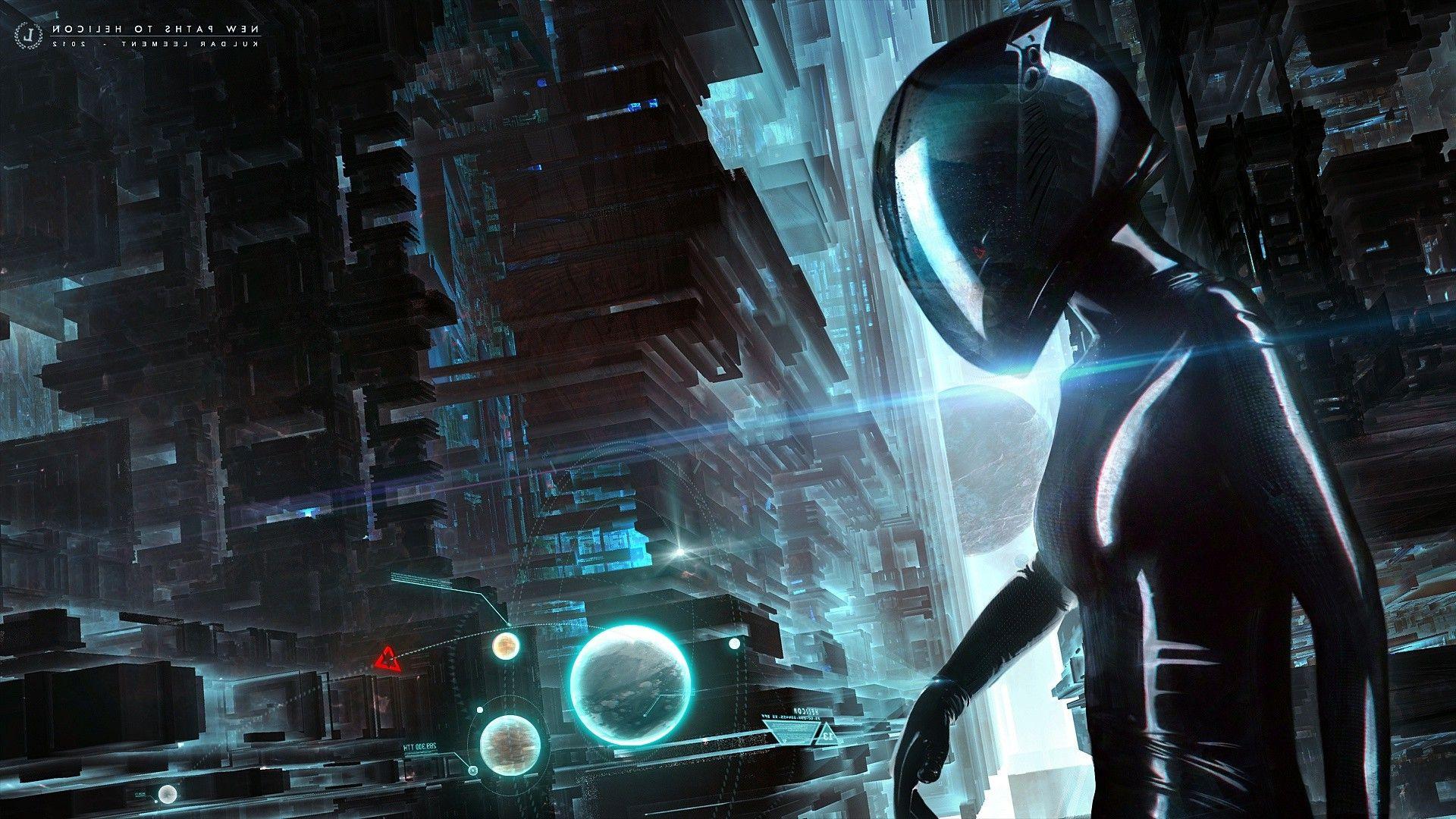 1920x1080 futuristic, Landscape Wallpaper HD / Desktop and Mobile