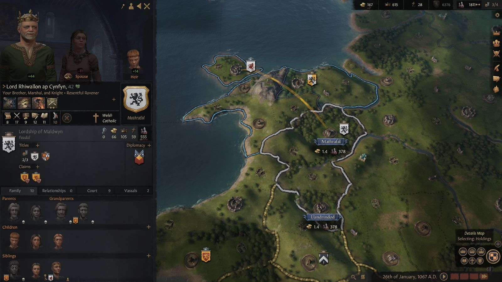 1600x900 In Crusader Kings character is
