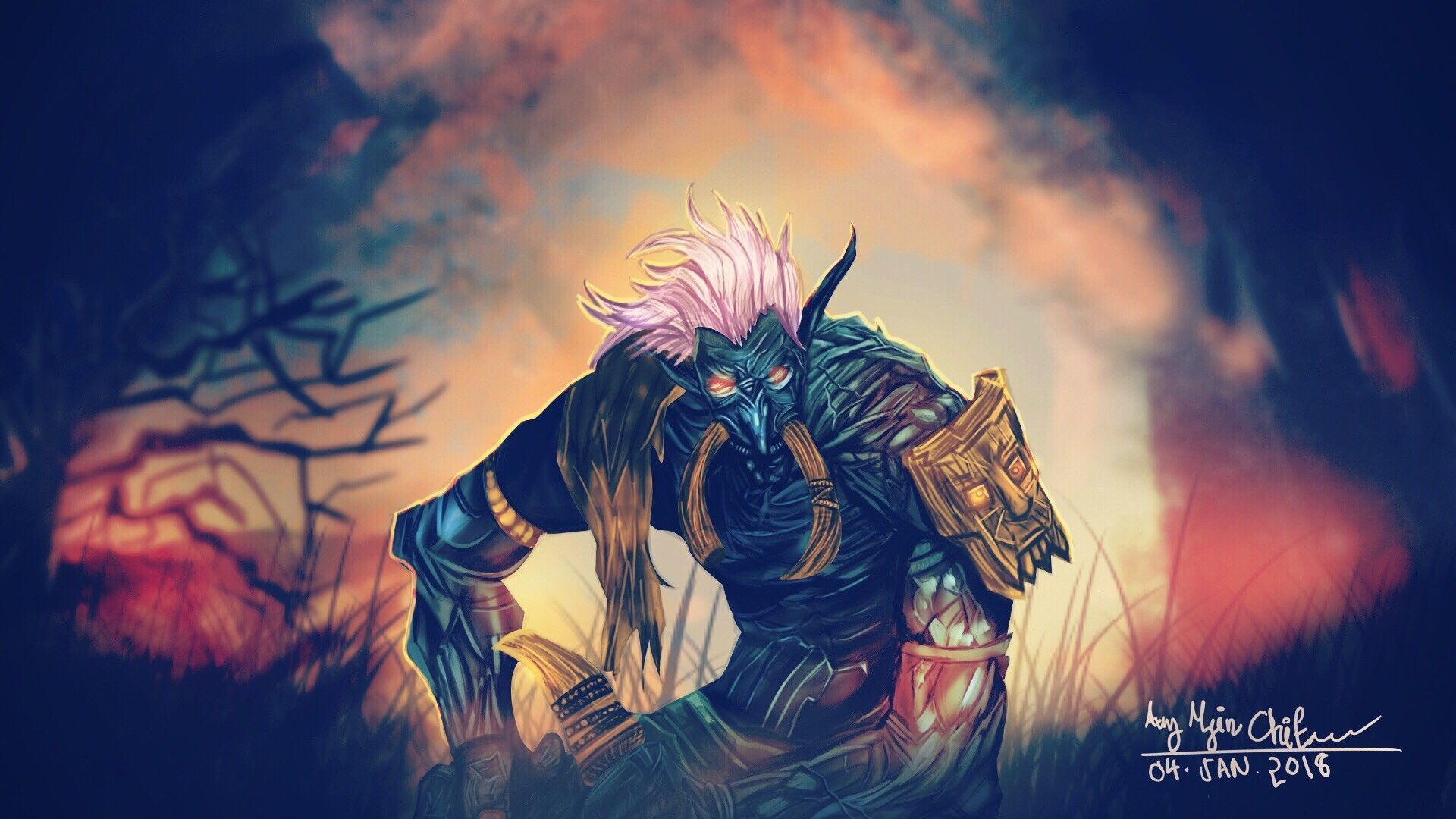 1920x1080 AungMyin Chit Shaman Art