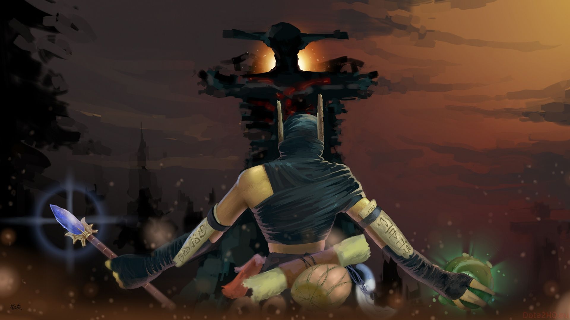 1920x1080 Rhasta, the Shadow Shaman Fan Art