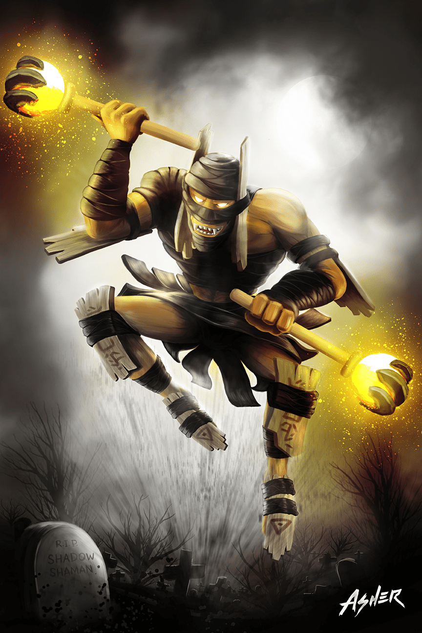 864x1296 Shadow Shaman of Dota 2 - Behance