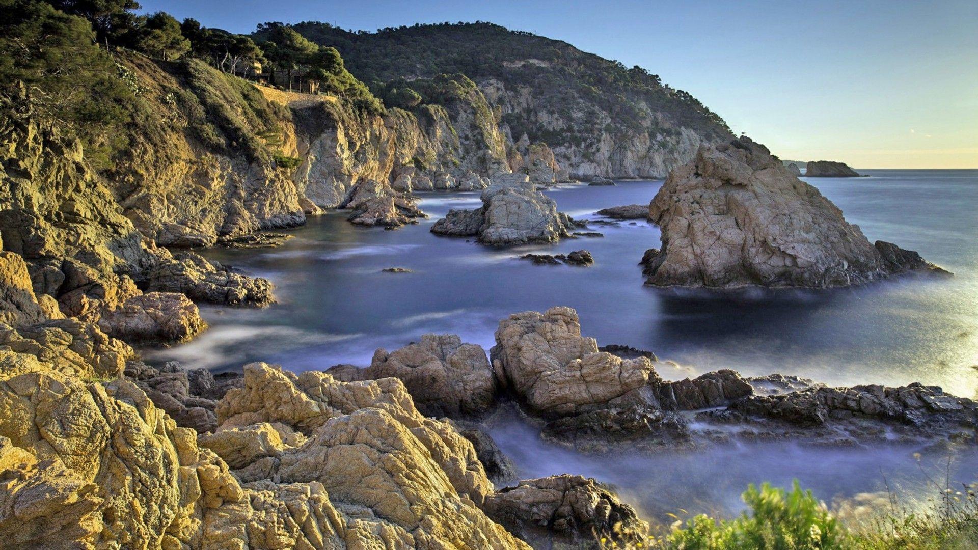 1920x1080 Tossa De Mar Costa Brava Spain 856542 :