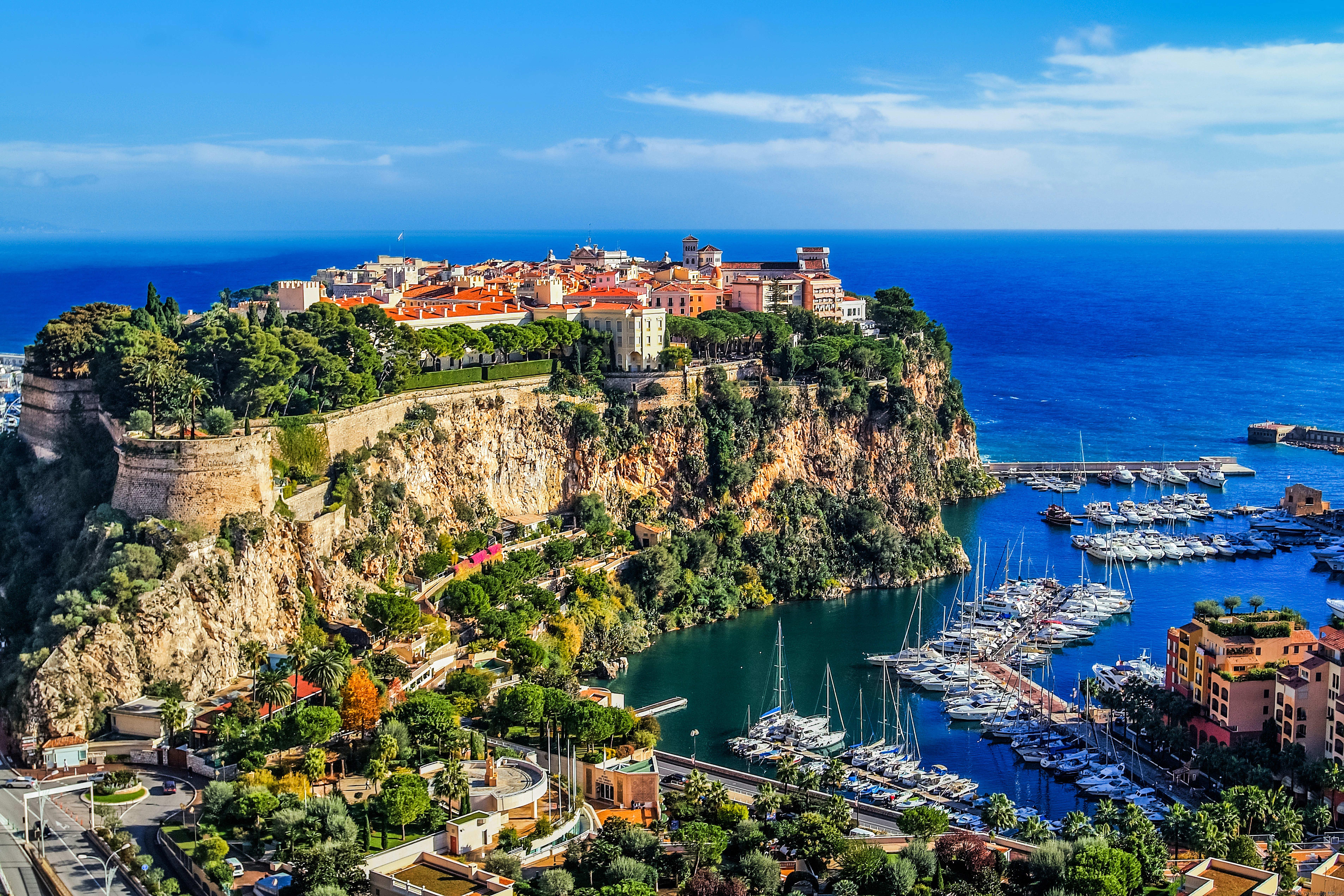 7620x5080 Monte Carlo wallpaper. HDRI image of cities. Monaco, Monte