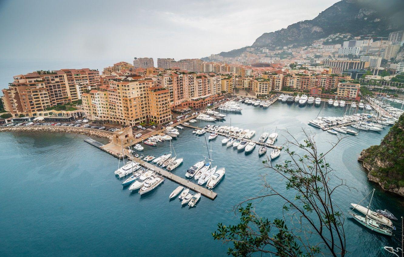 1332x850 Wallpaper yachts, Panorama, boats, Monaco, Monaco, Panorama