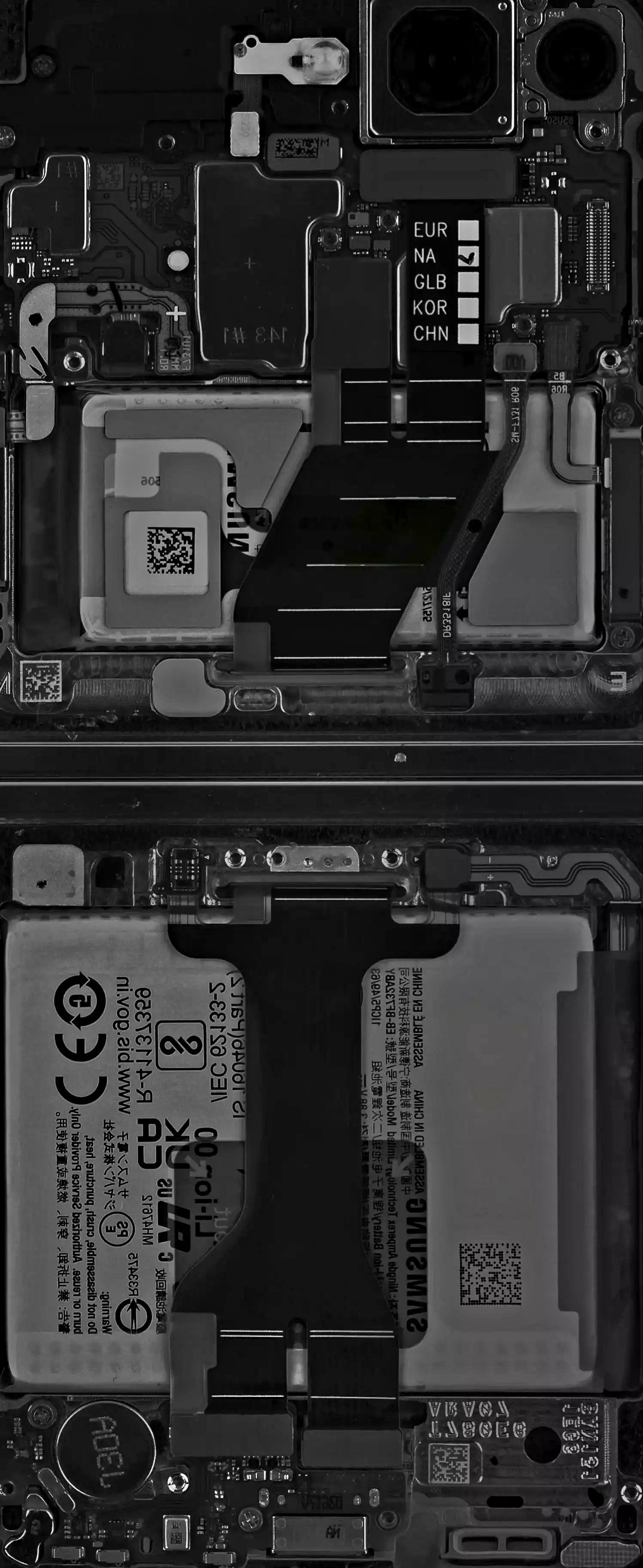 1497x3650 ZFlip5 X Ray Wallpaper (Edited) : R