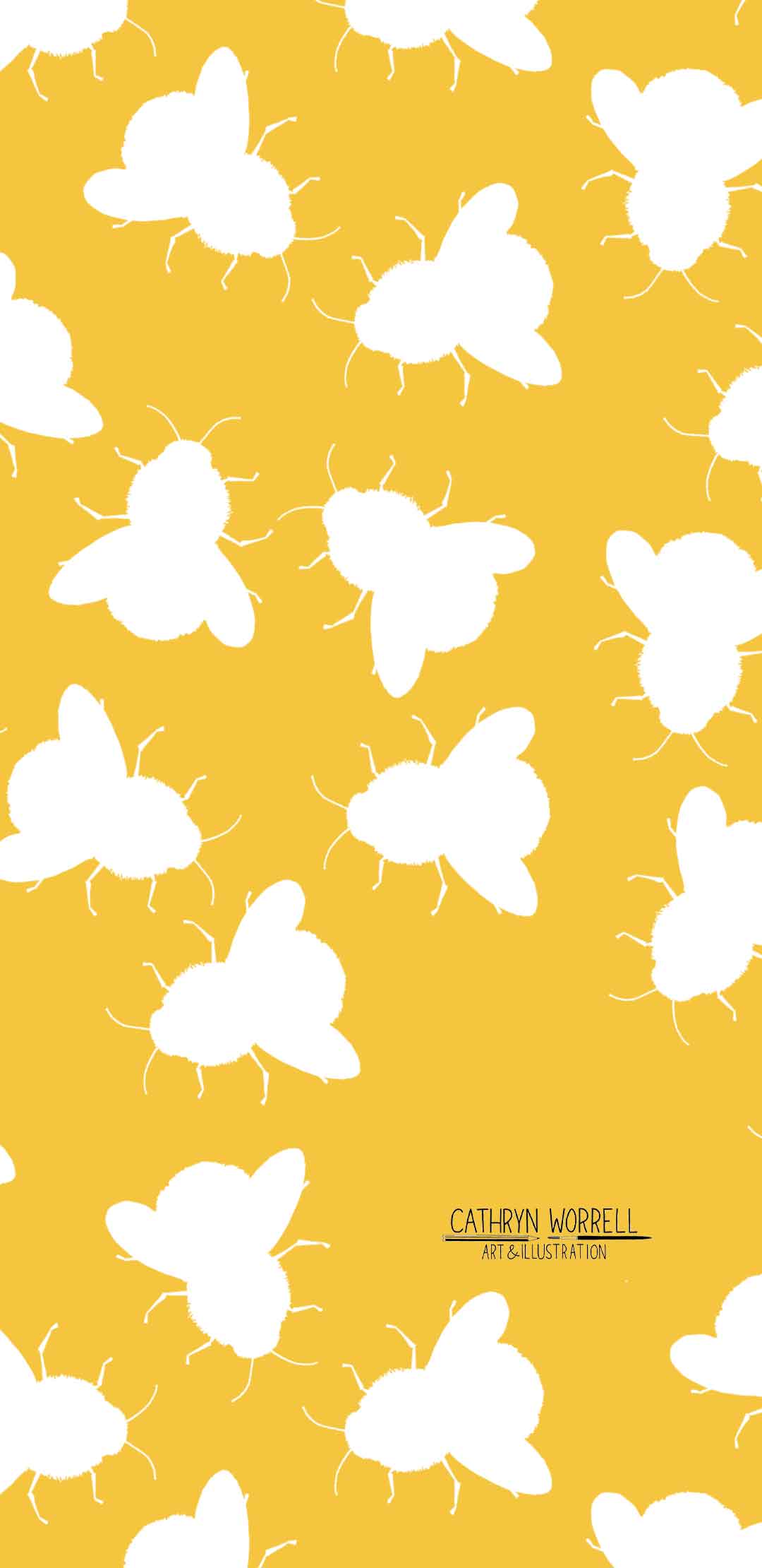 1080x2220 Bumble bee phone wallpaper for August