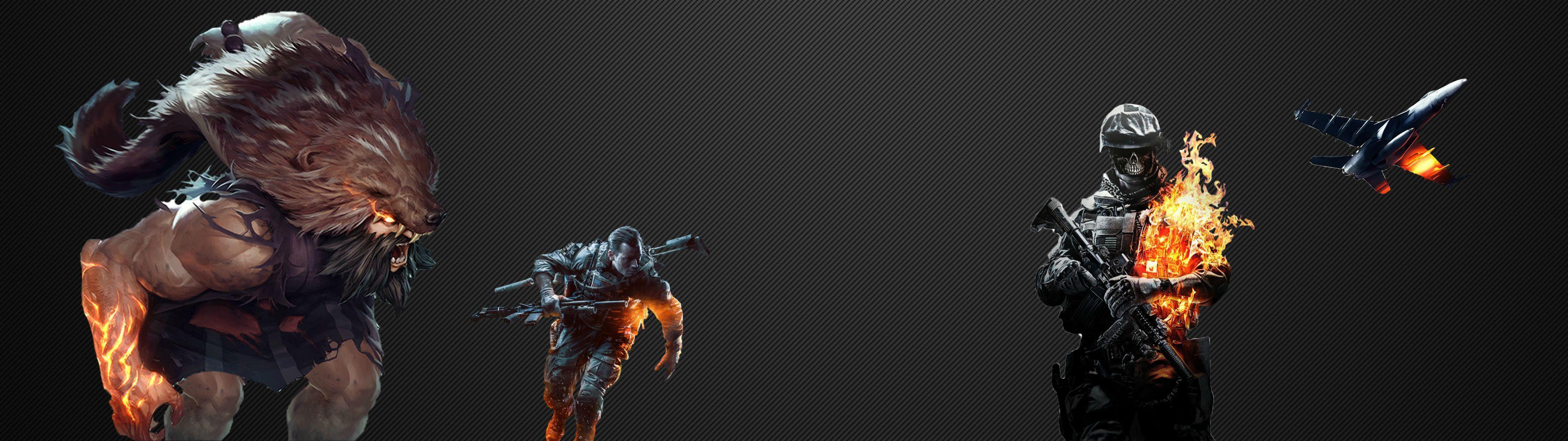 3839x1079 Wallpaper