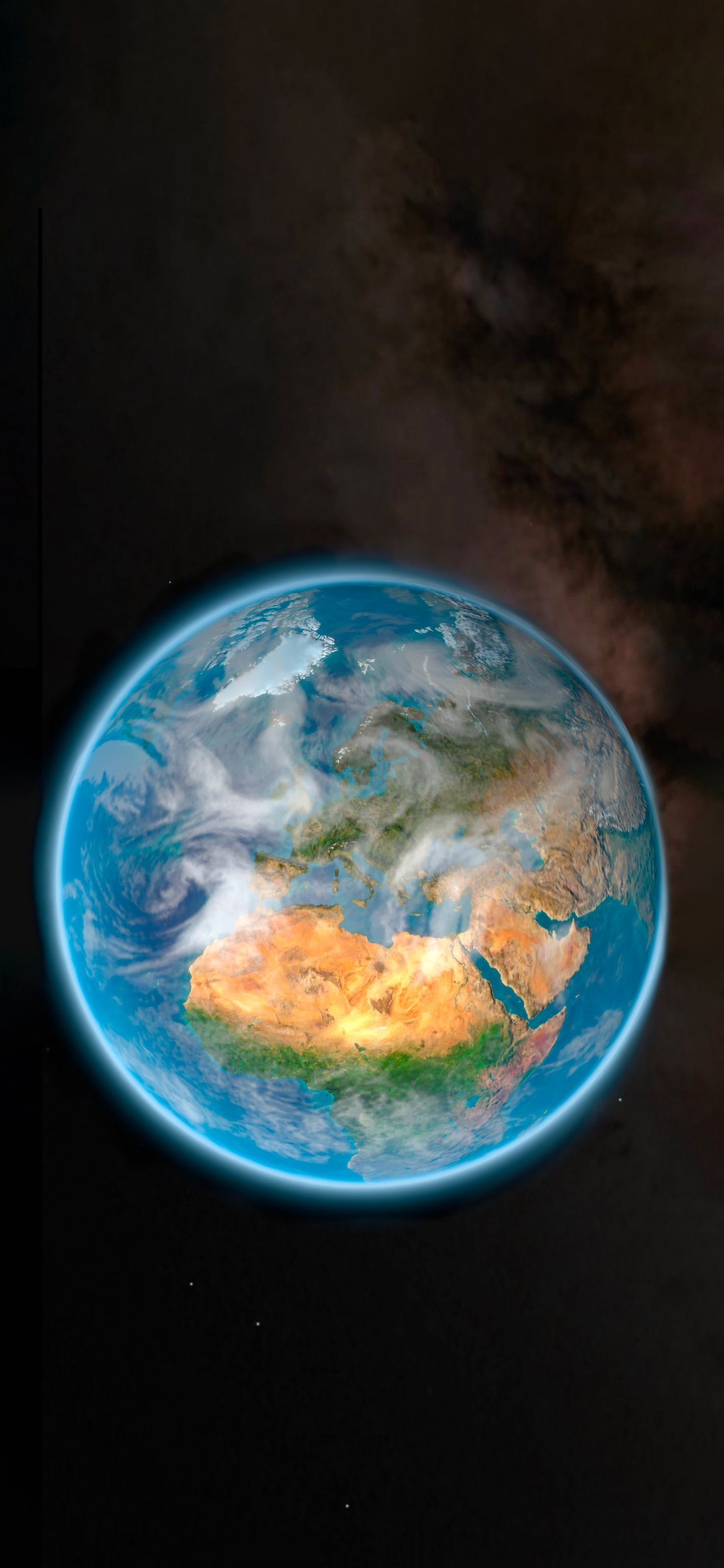 1420x3073 Wallpaper Earth, Ios Apples, Ios, World, Background Free Image