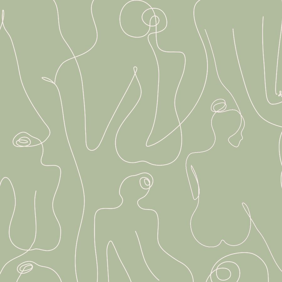 900x900 Sage Green Feminine Wallpaper