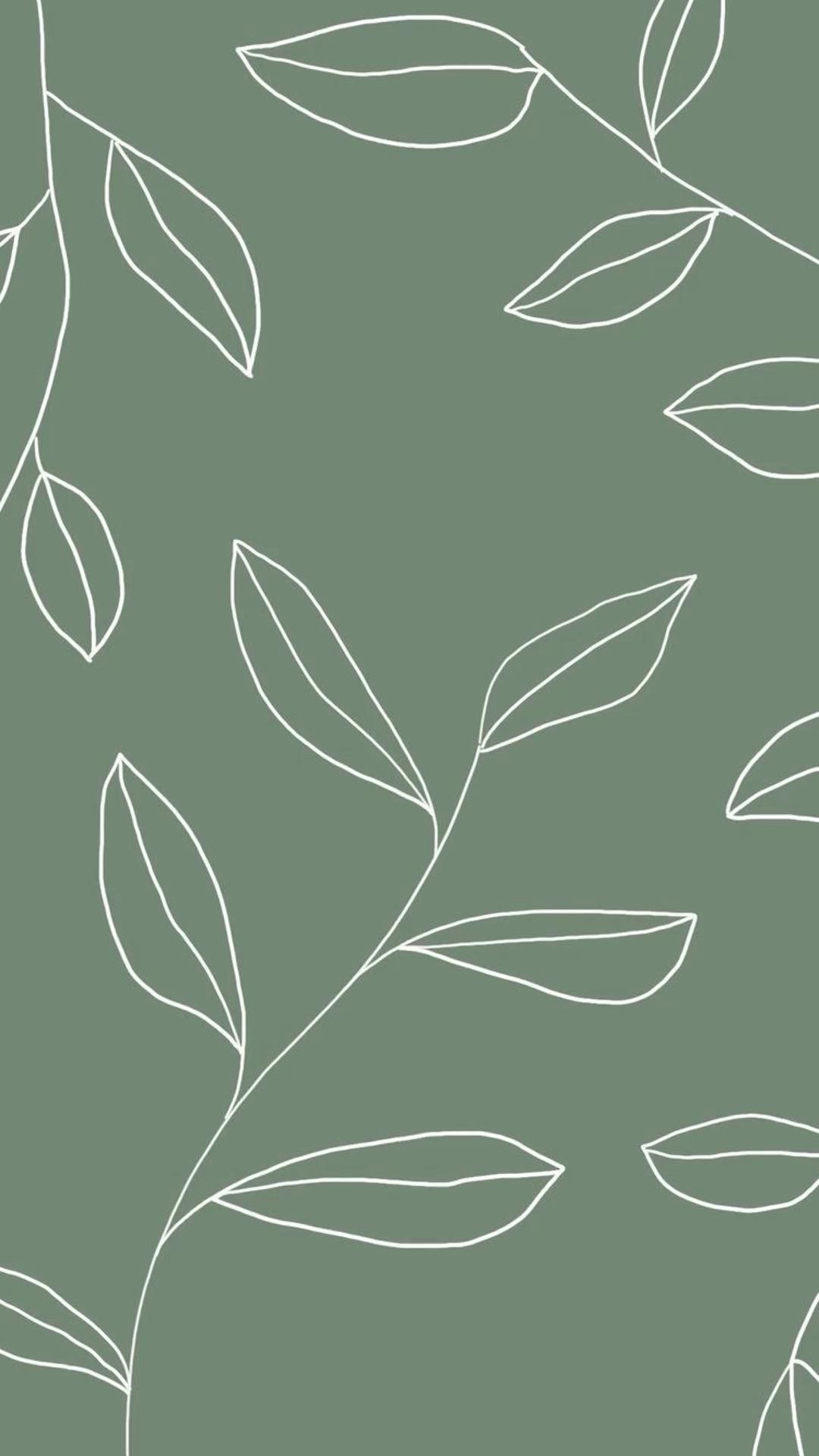 1080x1920 greenery apple wallpaper