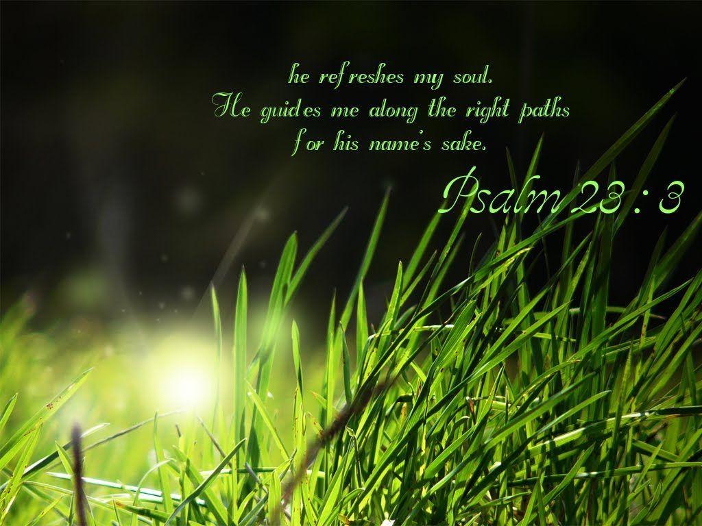 Download The Lord is My Shepherd - Psalm 23 Wallpaper | Wallpapers.com