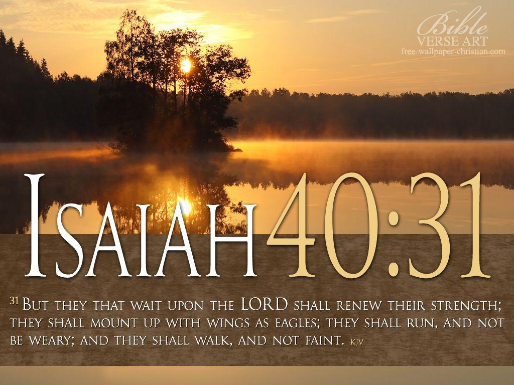 1024x768 Isaiah 40:31 - Họ chờ đợi Hình nền Chúa