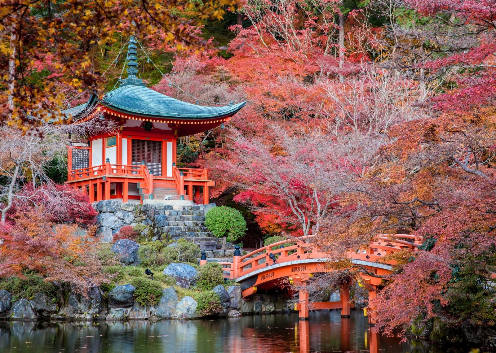 1600x1140 BELECO Japan Scenery Backdrop Fabric