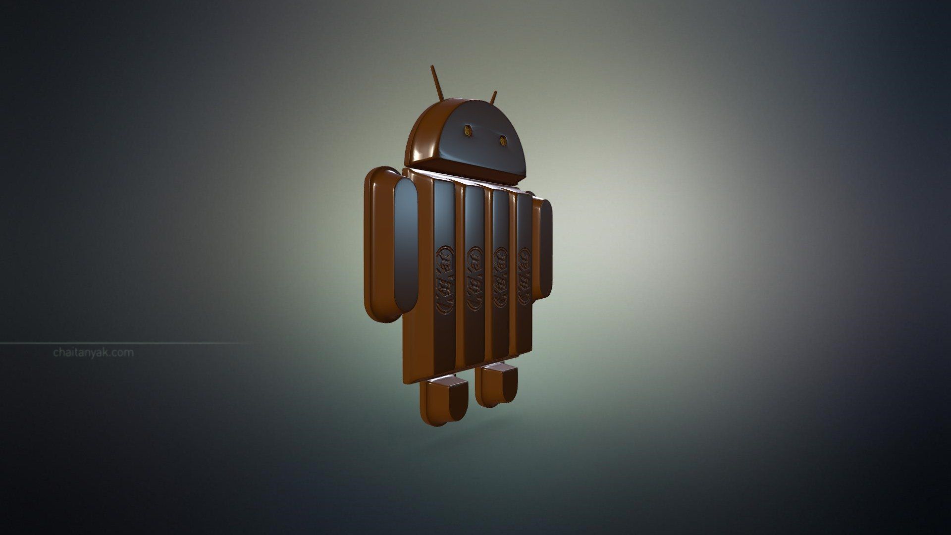 1920x1080 Android Kitkat Free 3D model