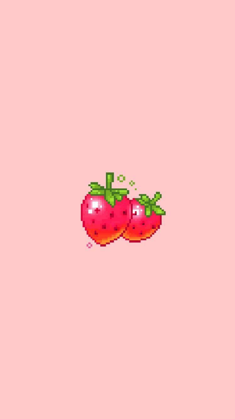 Strawberry Aesthetic Wallpapers Top Free Strawberry Aesthetic Backgrounds Wallpaperaccess