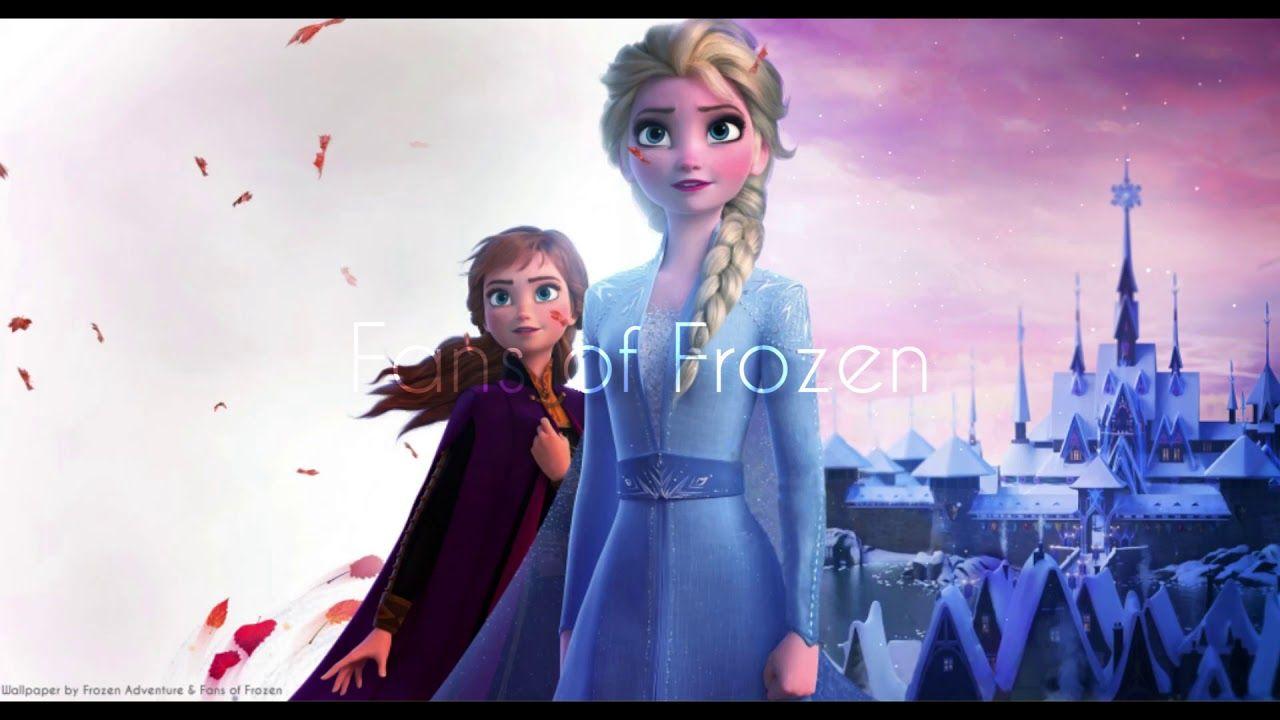 1280x720 PC Anna & Elsa wind in hair Frozen 2 .