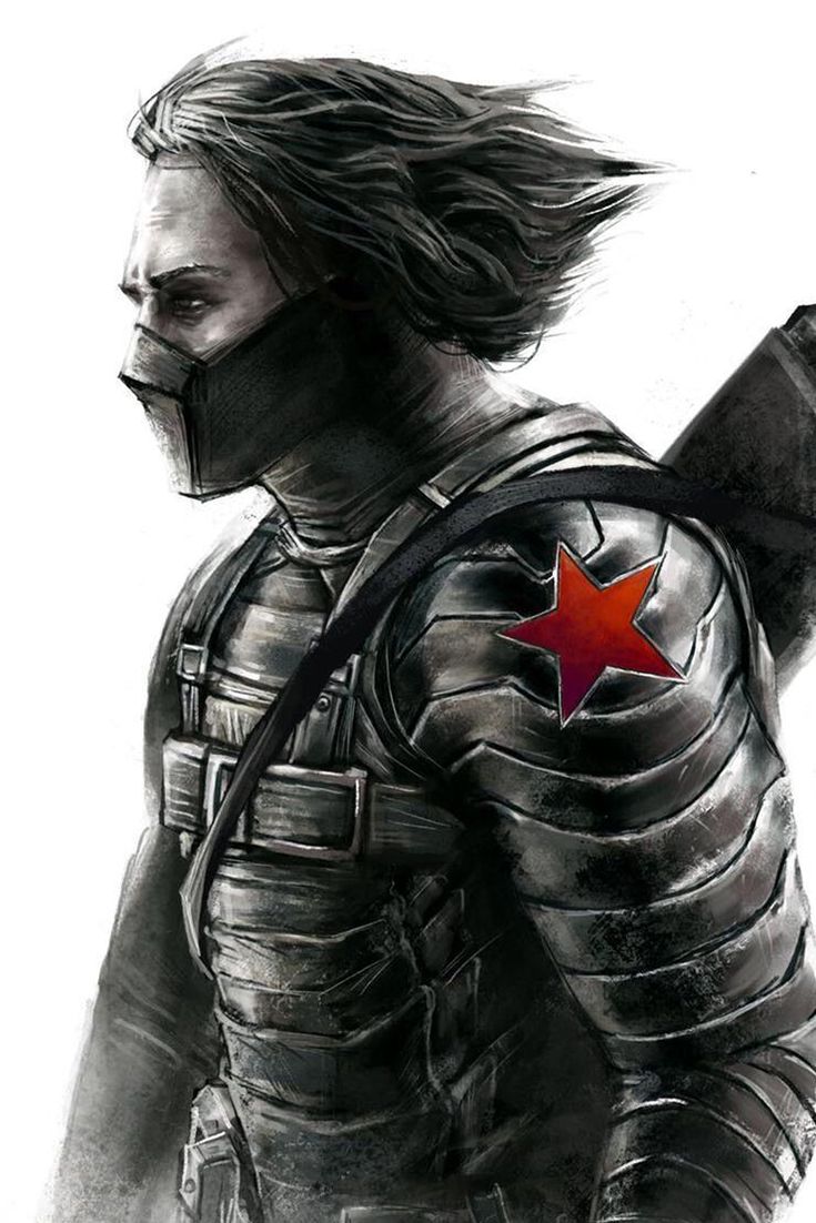 735x1102 Winter Soldier, Wallpaper, marvel