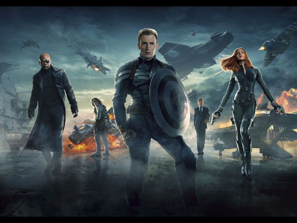 1024x768 Captain America The Winter Soldier HQ