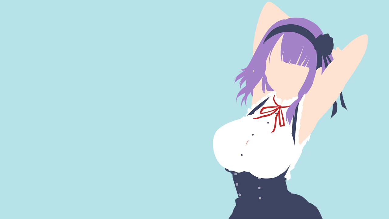 1280x720 Minimal Anime Wallpaper