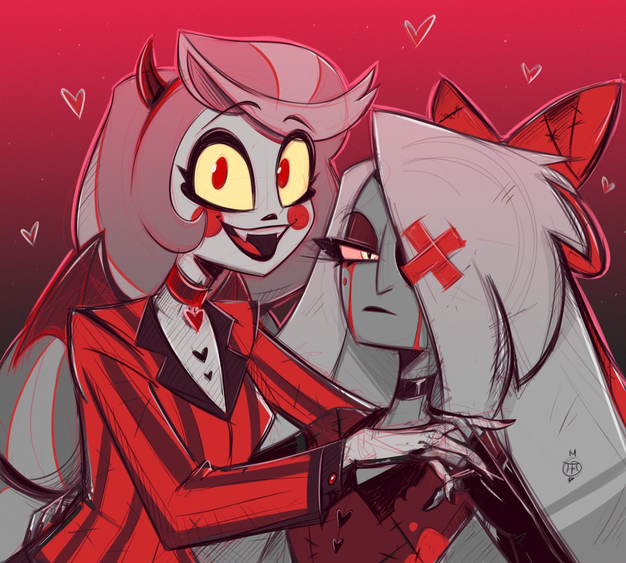 2048x1843 Download Vaggie (Hazbin Hotel) Charlie