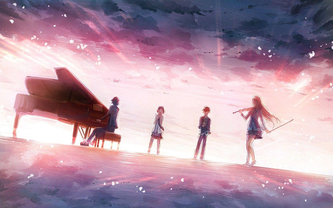 1366x856 shigatsu wa kimi no uso wallpaper. Your