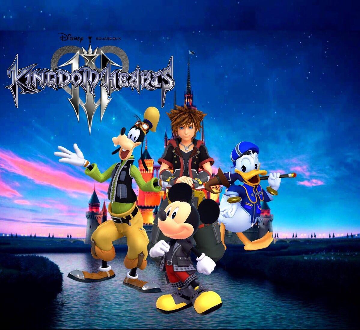 1199x1099 Kingdom Hearts 3: Disney Castle Wallpaper