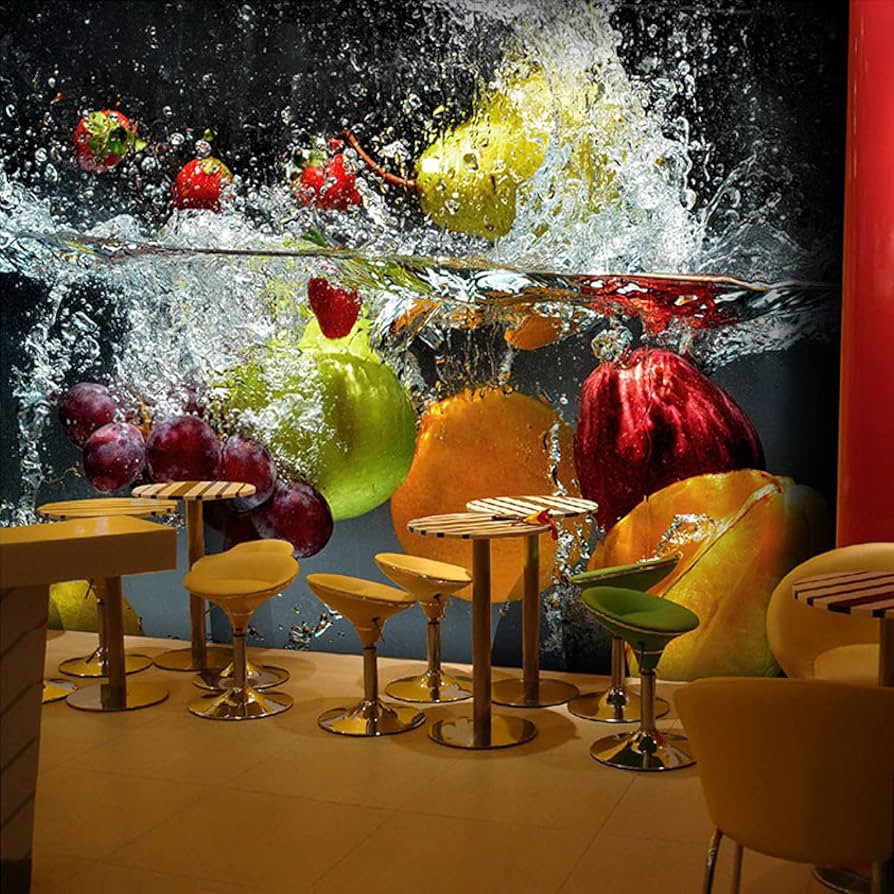 894x894 Fruit Wallpaper 3D Mural