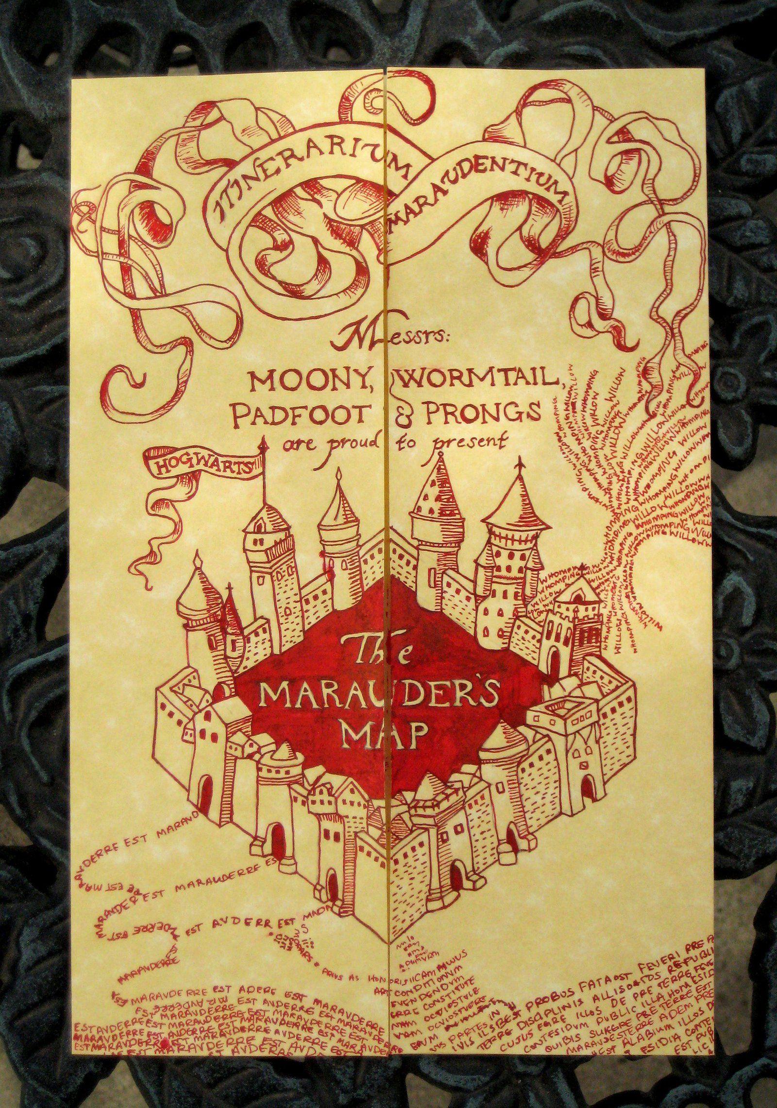 1600x2280 marauders map wallpaper Wallppapers Gallery
