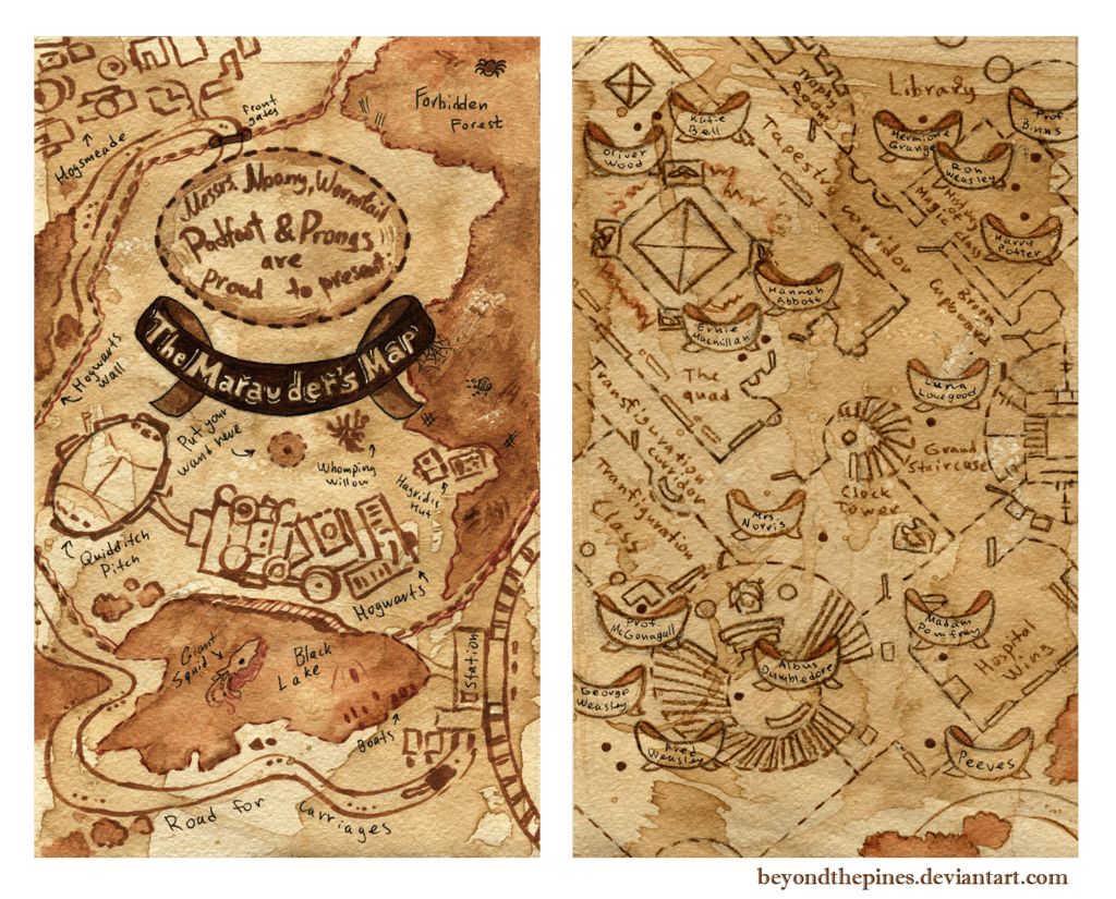 marauders map live wallpaper