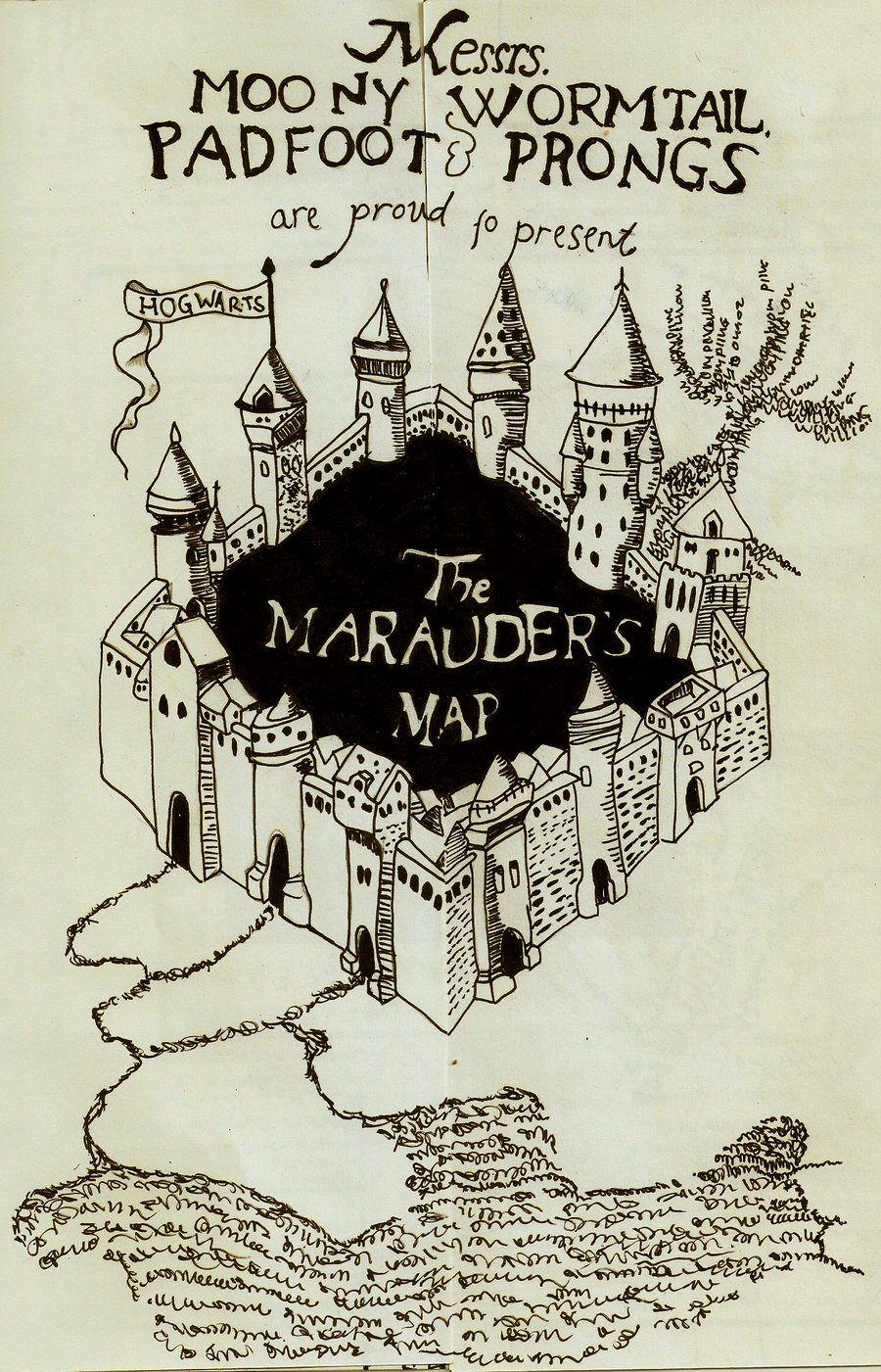 900x1401 Printable Marauders Map Elegant Marauders Map